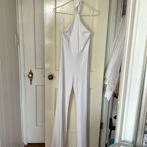 Amanda Uprichard White Jumpsuit